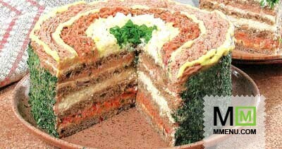 Бутербродный торт
