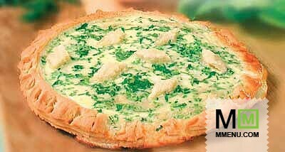 Пирог со свежей зеленью