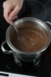 Приготовление блюда по рецепту - Шоколадный крем на манной крупе. Шаг 4