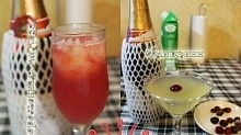 Рецепт - Новогодние коктейли "Замороженная мимоза" и "Флиртини"