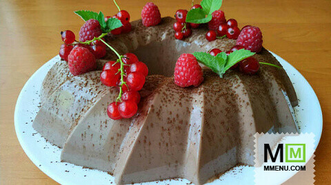 Шоколадный десерт из банальной ряженки