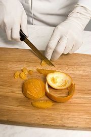 Приготовление блюда по рецепту - Десерт апельсиновый. Шаг 1