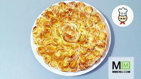 Пирог "Хризантема"