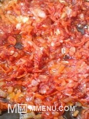 Приготовление блюда по рецепту - Легкий томатный суп с моцареллой. Шаг 7